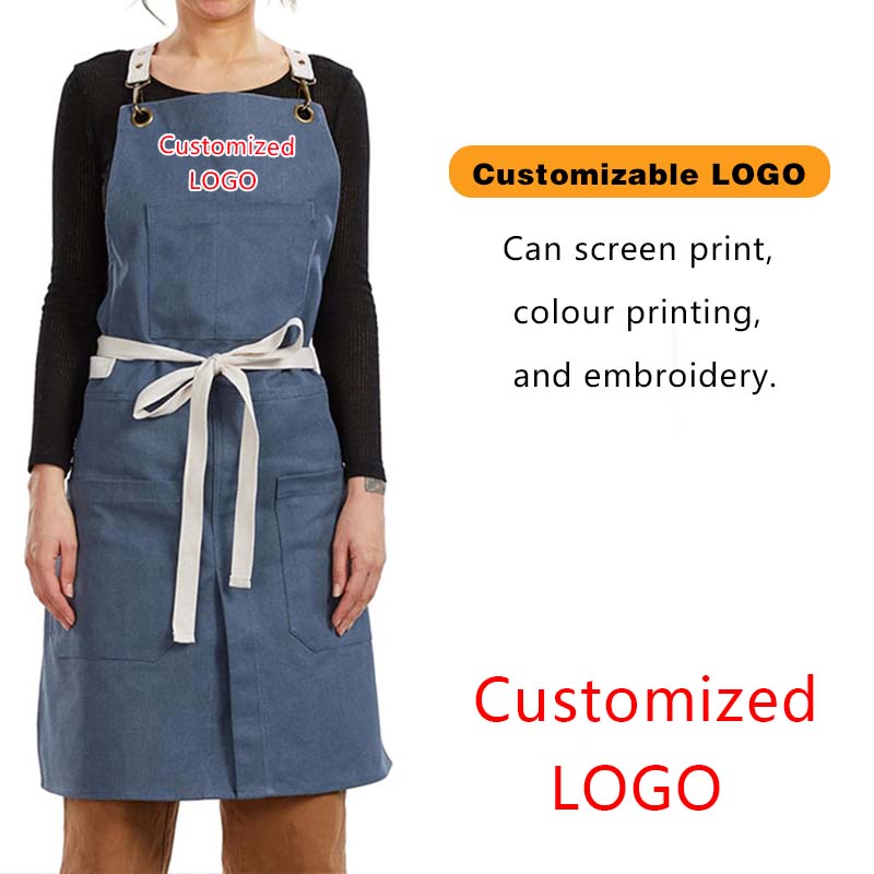 Embroidery Kitchen - Customizable Logo Waterproof Embroidery Apron with