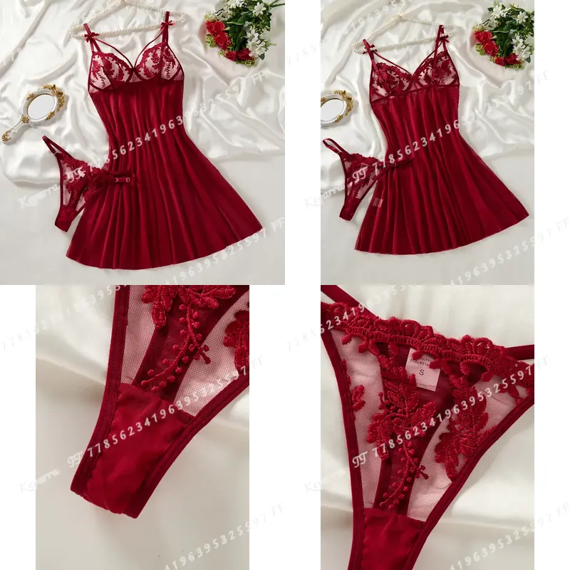 Embroidery Design Free - Wine Red Women's Country Style Wheat