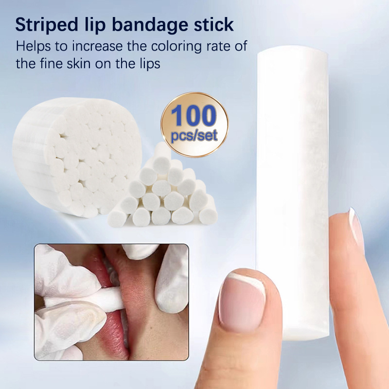 100PCS Disposable Lip Tattoo S - Embroidery Lips recension och pris