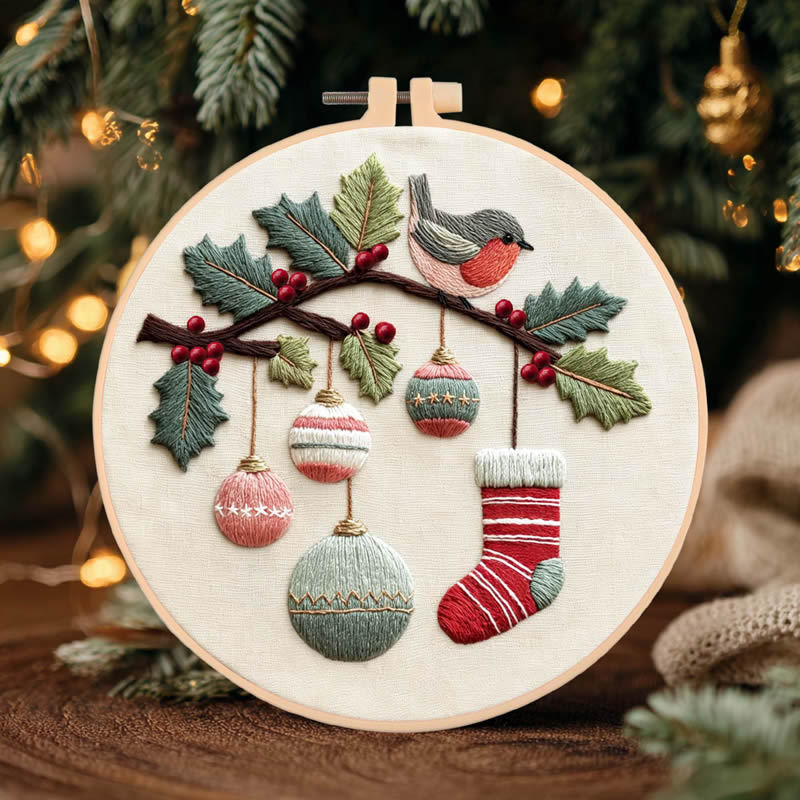 DIY Embroidery Christmas Tree  - Embroidery Needles recension och pris
