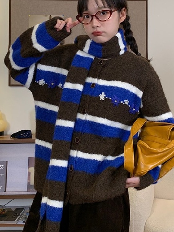 Retro Loose Women's Knitted Ca - Embroidery Online Designs recension och pris