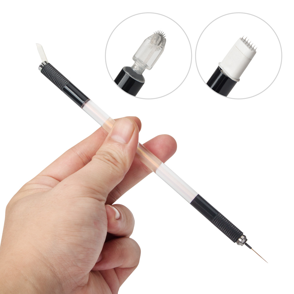1pcs Manual Tattoo Pen Microbl - Embroidery Lips recension och pris