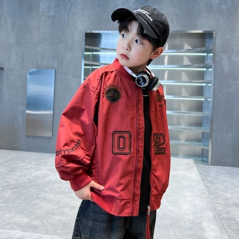 2025 New Boys Baseball Jacket  - Embroidery Jacket recension och pris