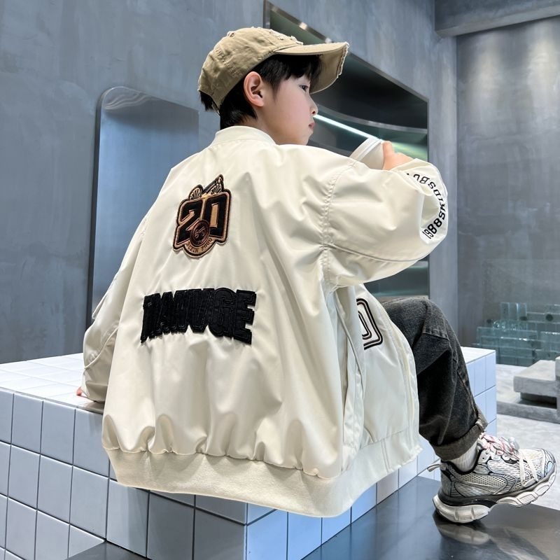 2025 New Boys Baseball Jacket  - Embroidery Jacket recension och pris