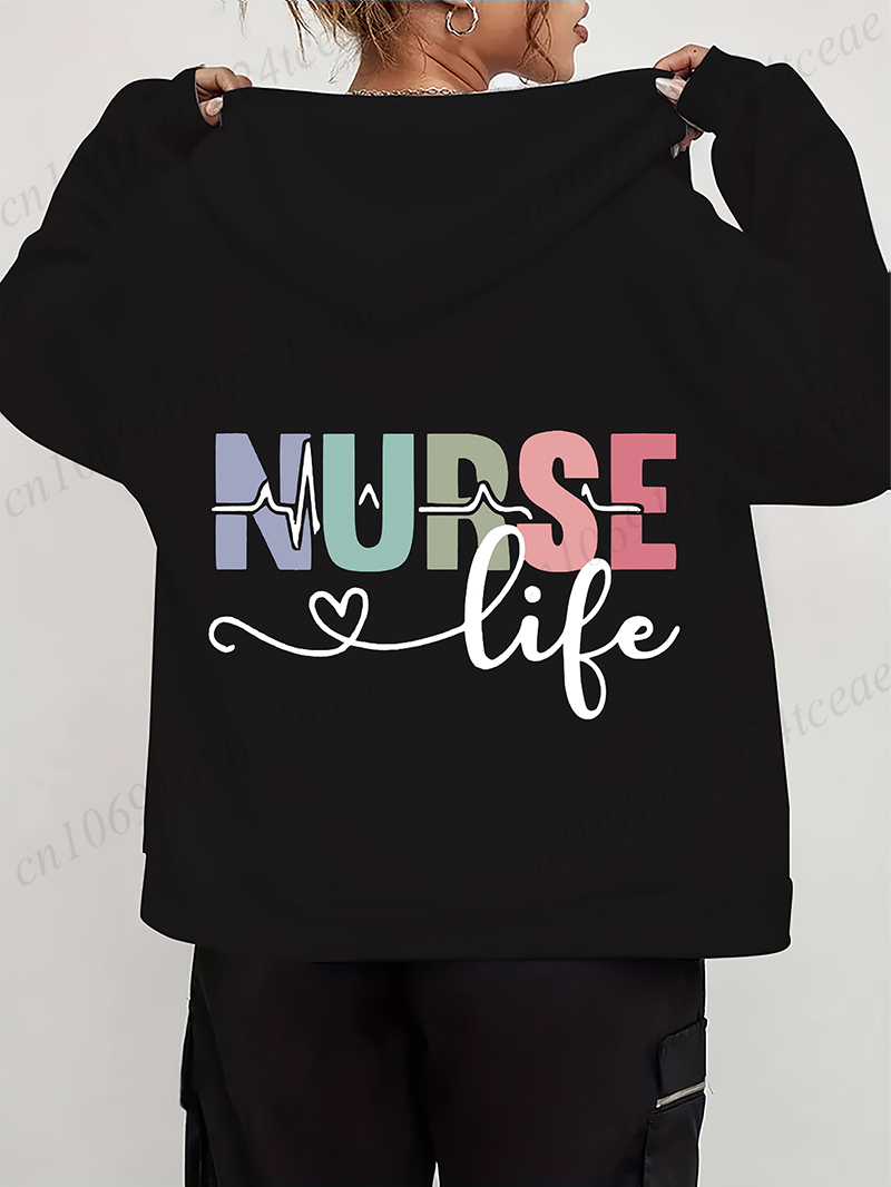 Women's Autumn Winter Hoodies  - Embroidery Zip Up Hoodie recension och pris