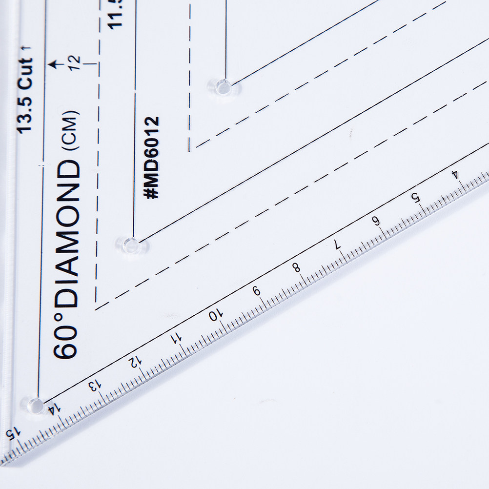 Acrylic Quilting Ruler 60 Degr - Embroidery And Quilting recension och pris