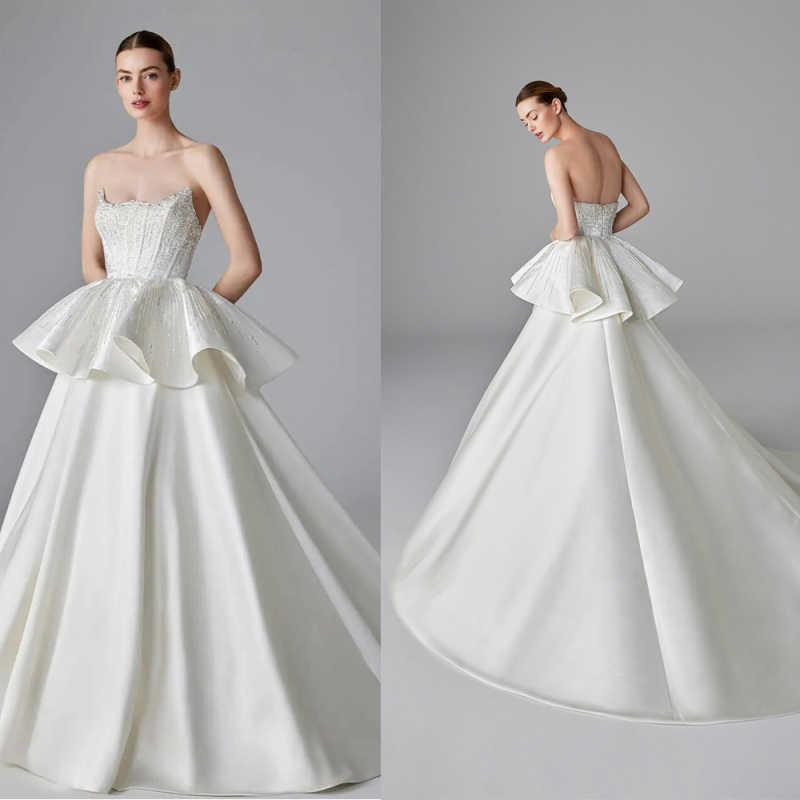Elegant Wedding Dress A-Line S - Embroidery Online Designs recension och pris