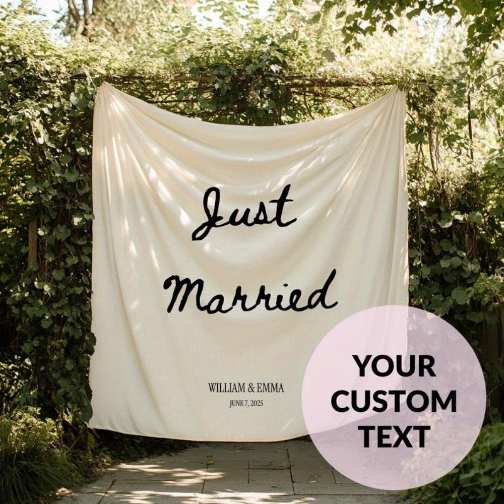 Custom Wedding Banner - Custom - Embroidery Wedding recension och pris