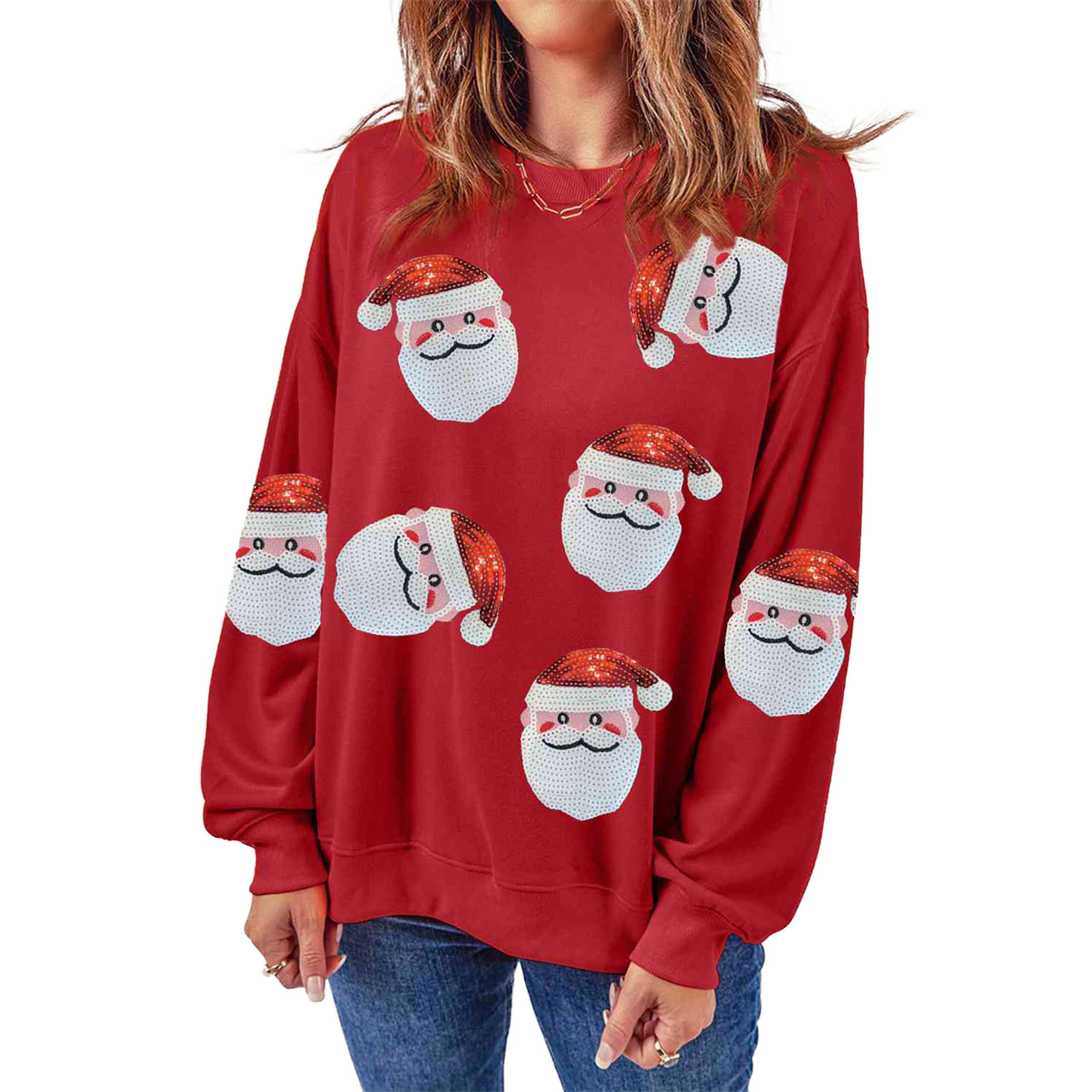 Christmas Sweater round Neck H - Embroidery Online Designs recension och pris
