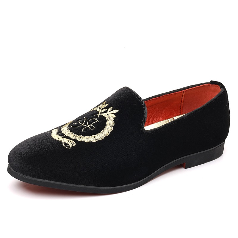 Luxury Designer Loafers Suede  - Embroidery Wedding recension och pris