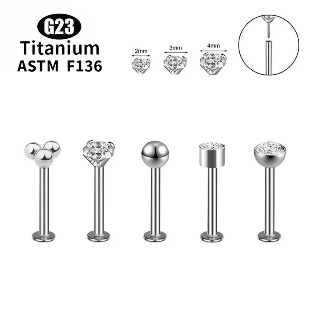 ASTM F136 Titanium Push Pin 5A - Embroidery Lips recension och pris