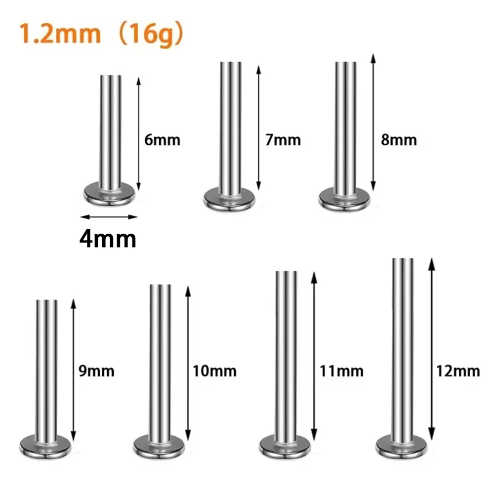 ASTM F136 Titanium Push Pin 5A - Embroidery Lips recension och pris