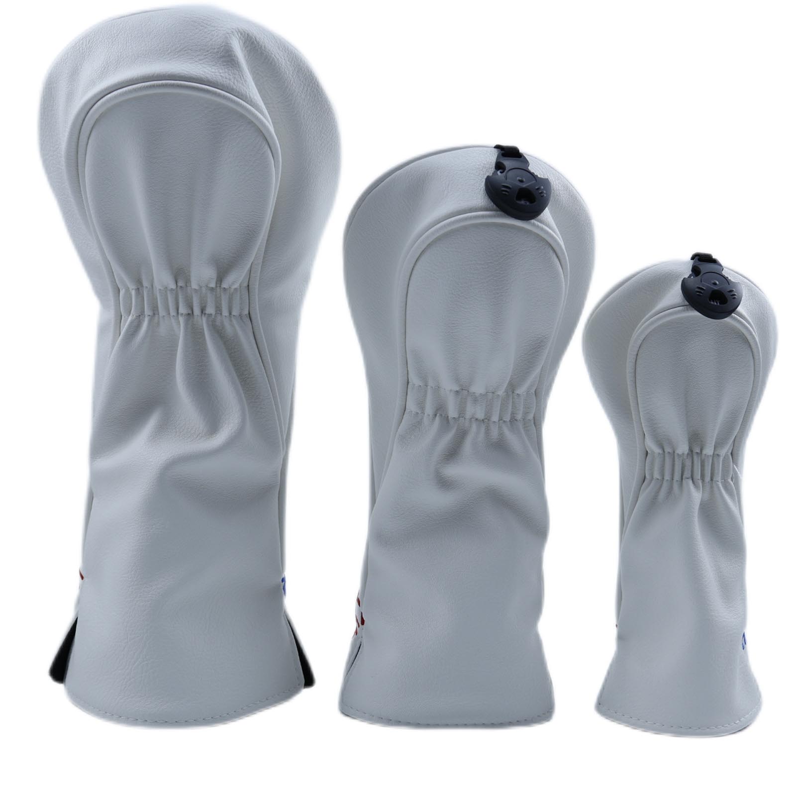 3Pcs/Set PU Leather Golf Club  - Embroidery Set recension och pris