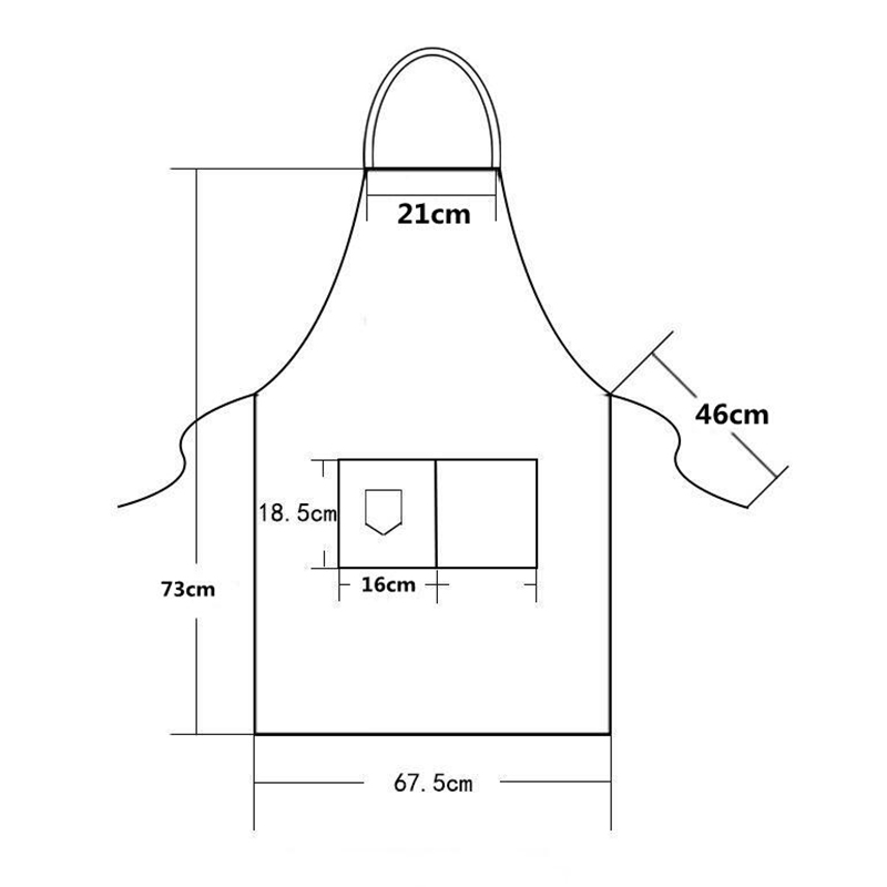 Waterproof Kitchen Apron Perfe - Embroidery Kitchen recension och pris