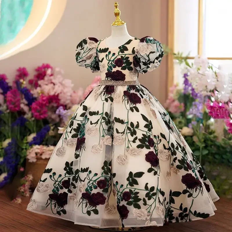 Teenagers Girls Elegant Luxury - Embroidery Abaya recension och pris