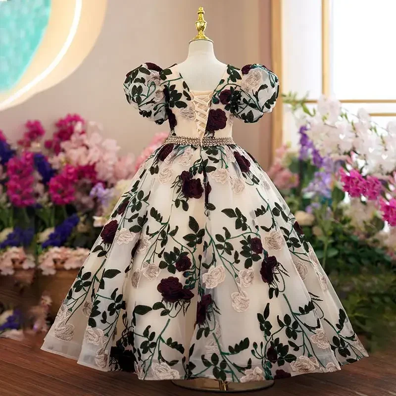Teenagers Girls Elegant Luxury - Embroidery Abaya recension och pris