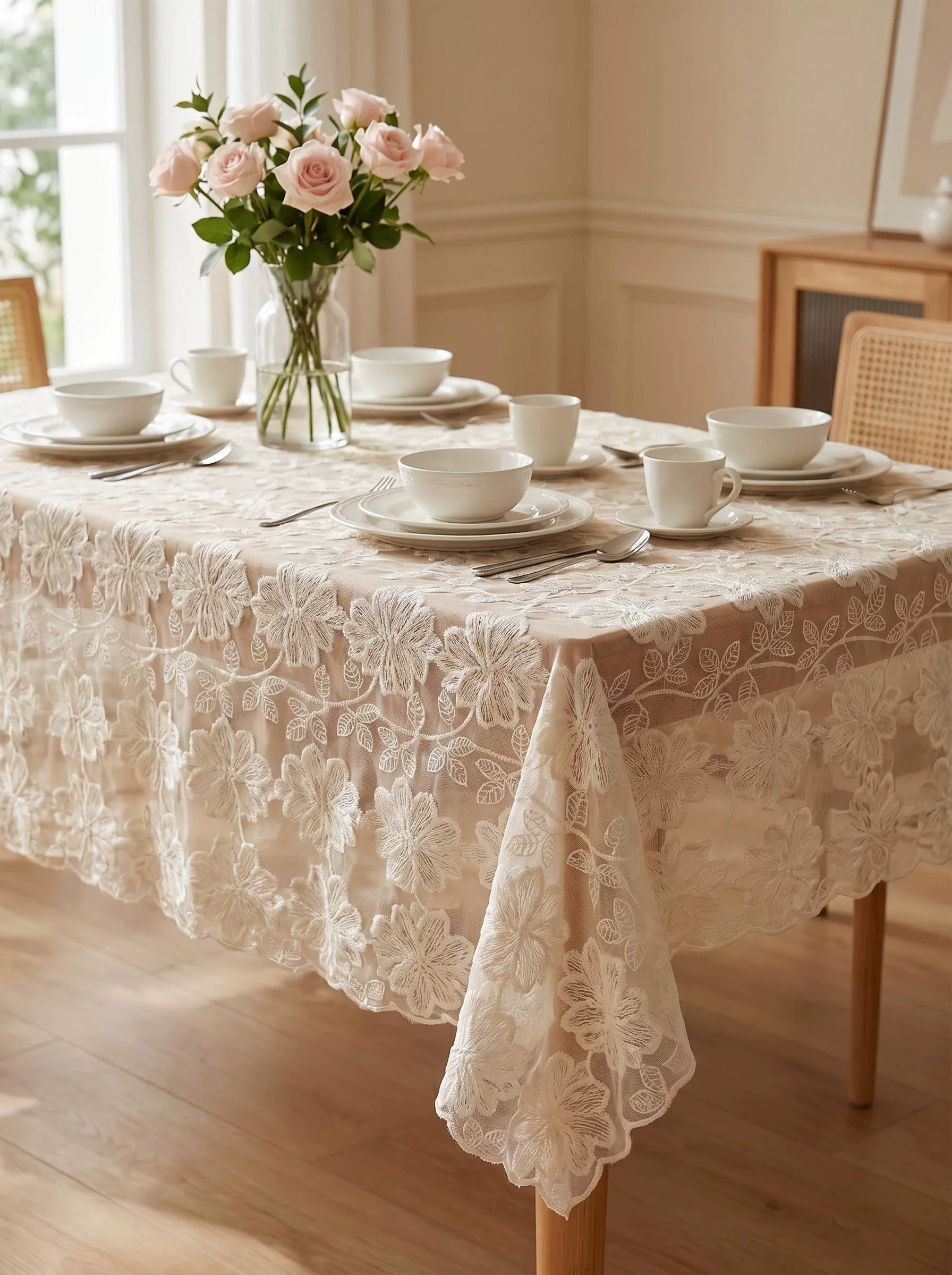 1yard Unique flowers embroider - Embroidery Wedding recension och pris