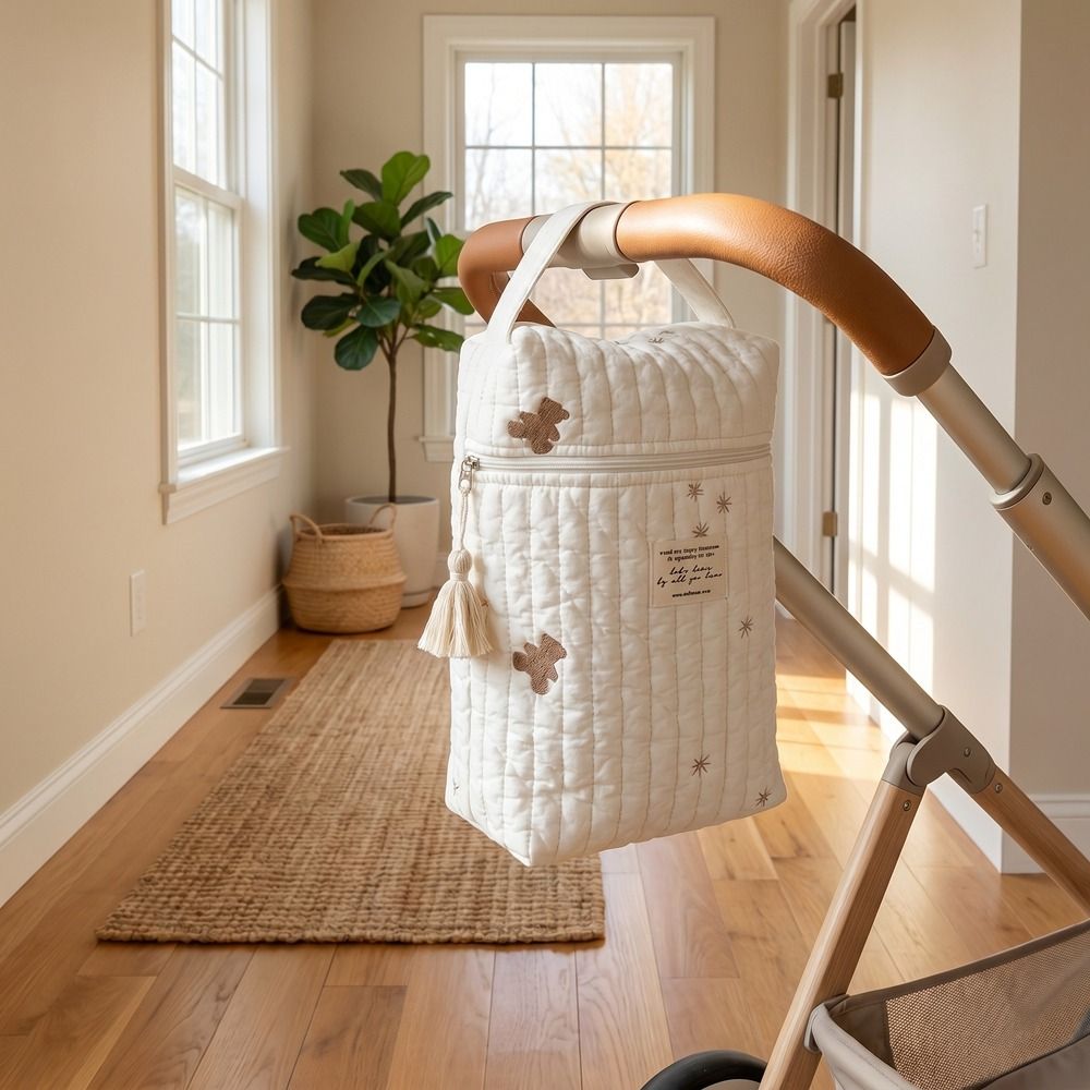 Fashion Quilted Portable Strol - Embroidery And Quilting recension och pris