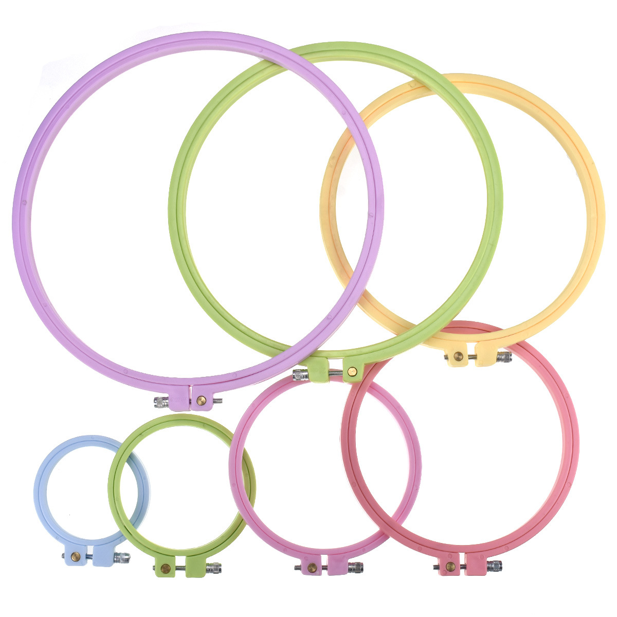 1/7pcs 7-25cm Plastic Embroide - Embroidery And Quilting recension och pris