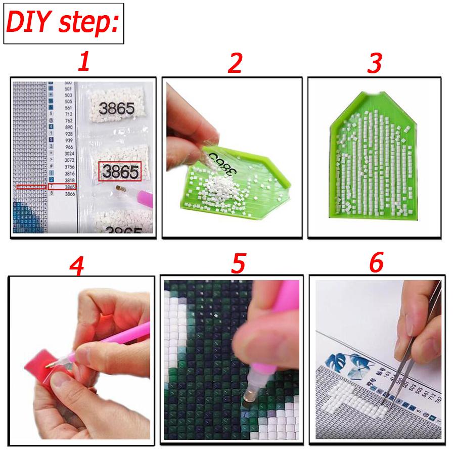 DIY Diamond Painting Abstract  - Embroidery Lips recension och pris