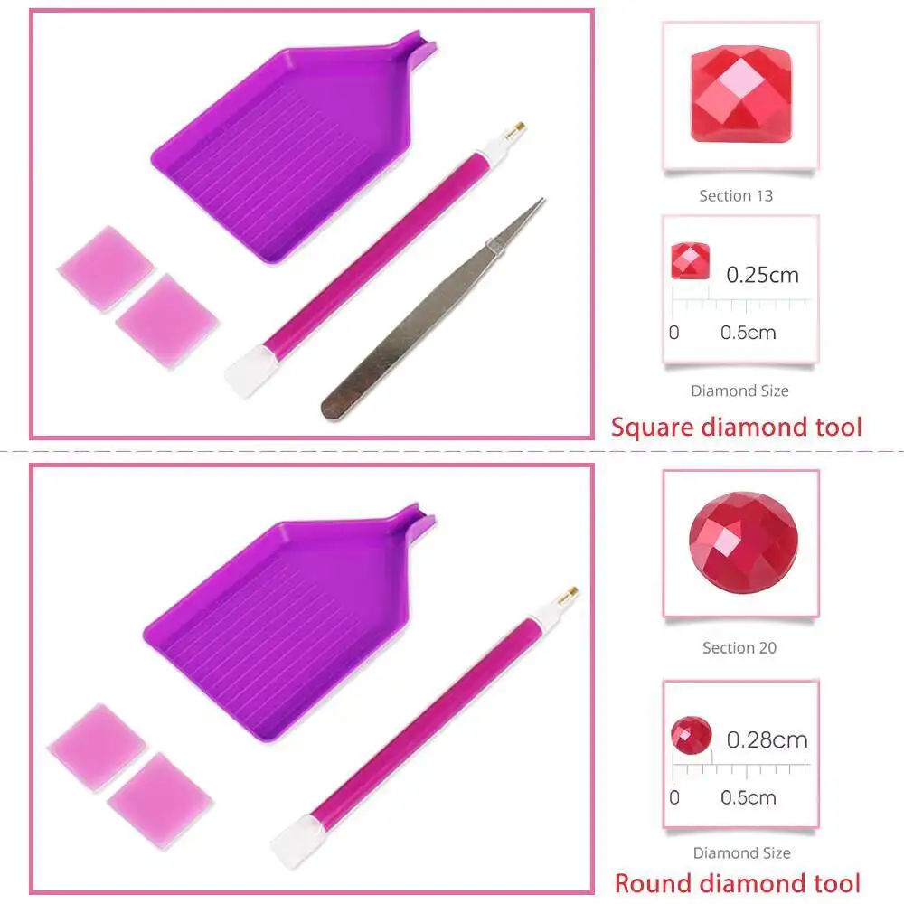 Evershine Diamond Embroidery L - Embroidery Lips recension och pris