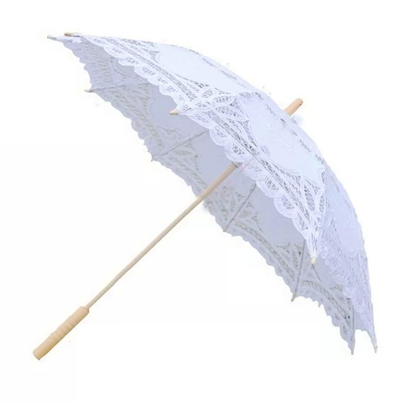 New Vintage Lace Umbrella Hand - Embroidery Wedding recension och pris