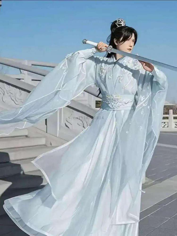 Traditional Chinese Hanfu Men  - Embroidery Jacket recension och pris