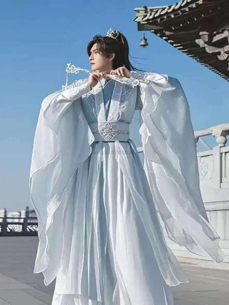 Traditional Chinese Hanfu Men  - Embroidery Jacket recension och pris