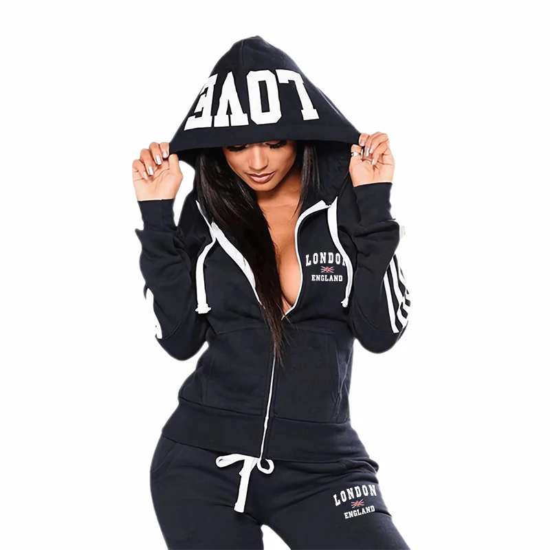Sports Casual Daily High Quali - Embroidery Zip Up Hoodie recension och pris