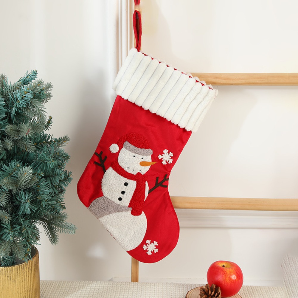 Hanging Embroidery Christmas S - Embroidery Xmas Stocking recension och pris