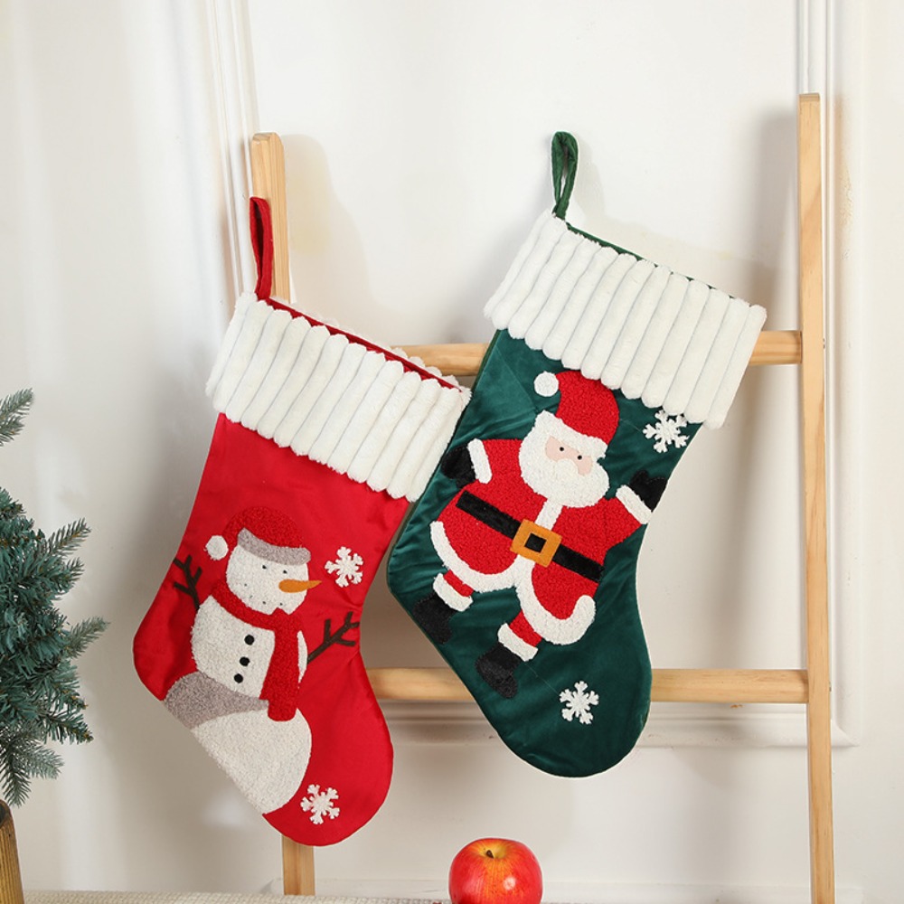 Hanging Embroidery Christmas S - Embroidery Xmas Stocking recension och pris