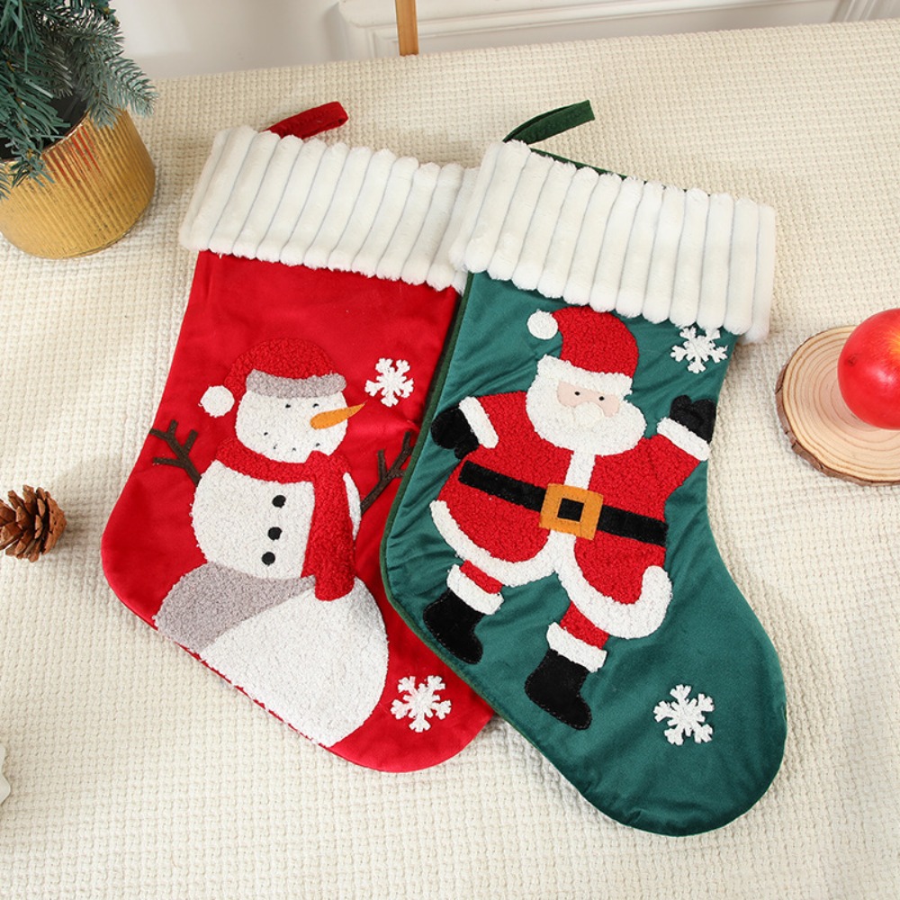 Hanging Embroidery Christmas S - Embroidery Xmas Stocking recension och pris