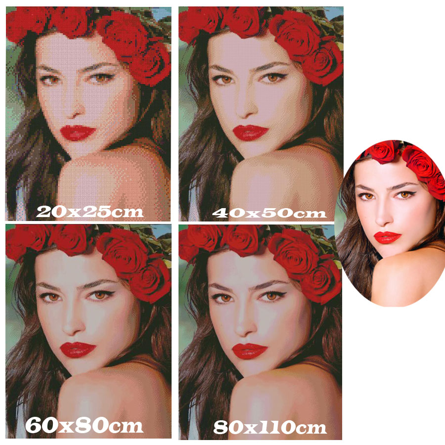 5D DIY Diamond Embroidery Mode - Embroidery Lips recension och pris