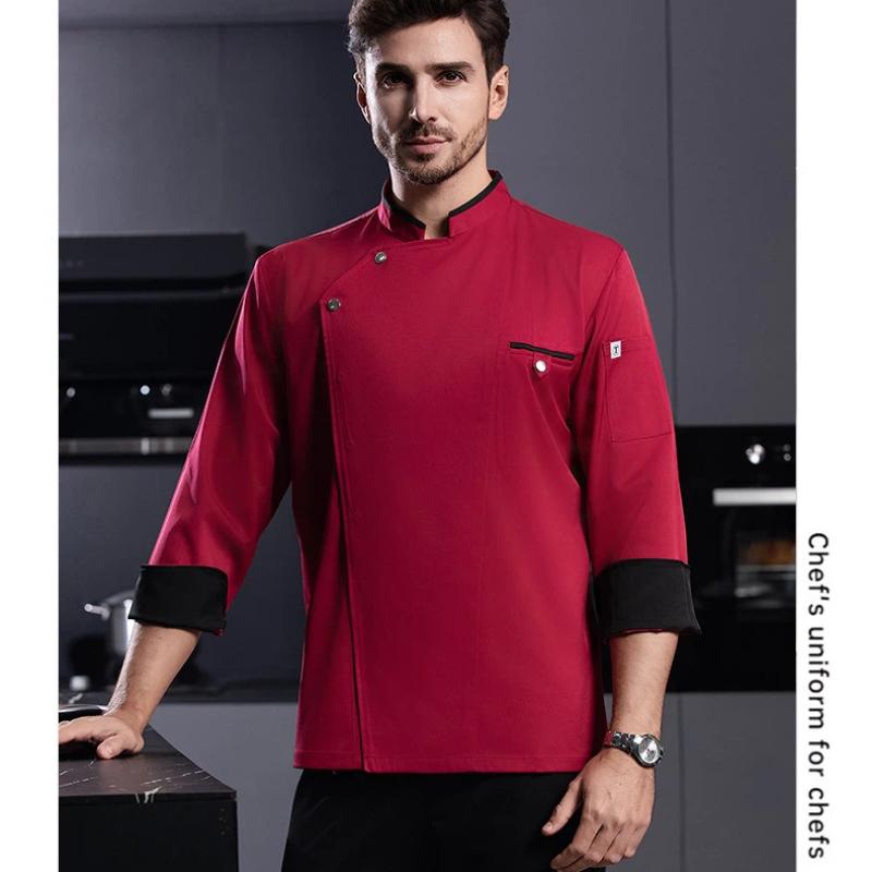 Chef Uniform Work Clothes Long - Embroidery Kitchen recension och pris