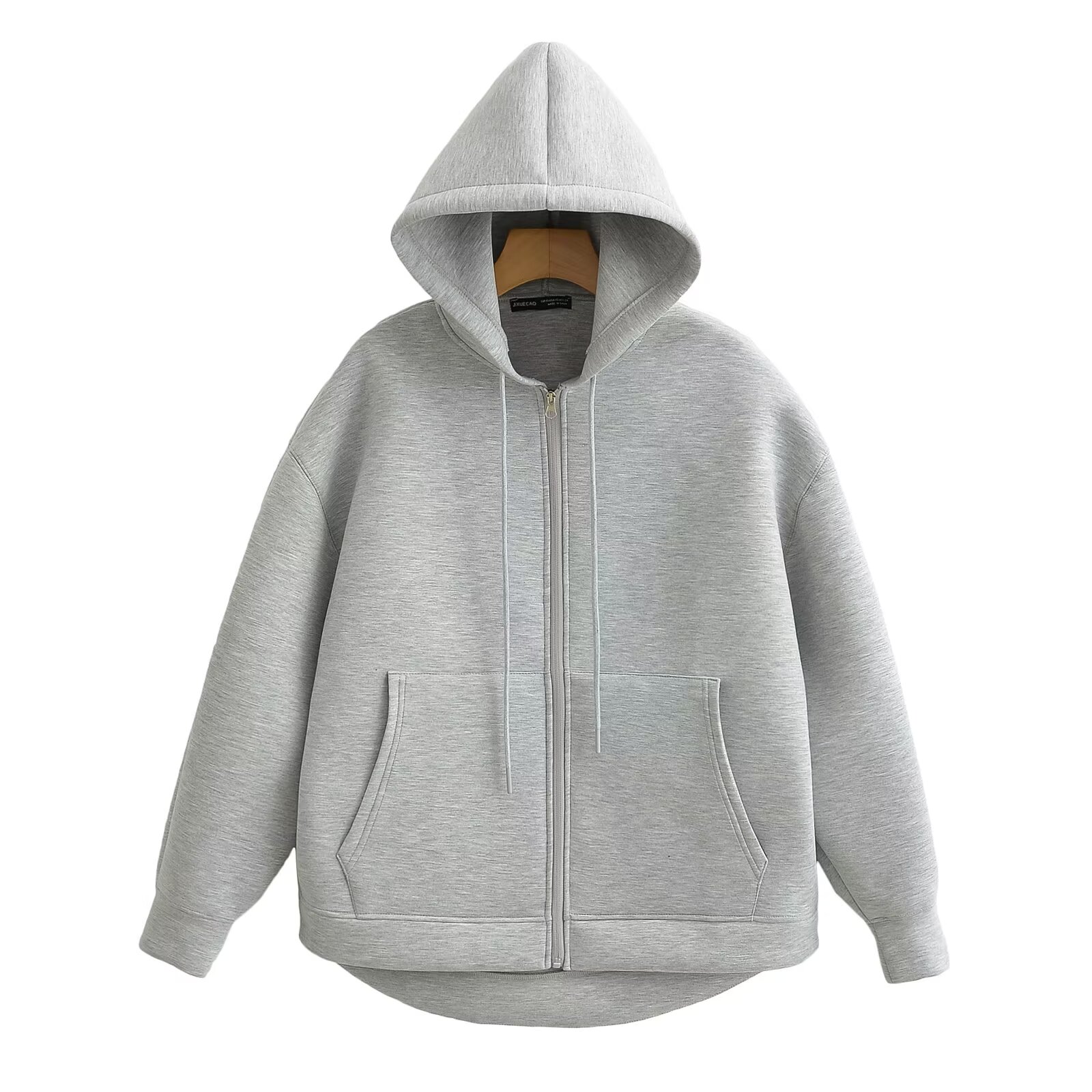 MUJER Zip up Hoodies Women Aut - Embroidery Zip Up Hoodie recension och pris