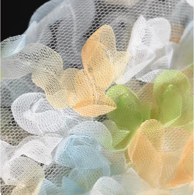 1yard new gauze fabric for clo - Embroidery Wedding recension och pris