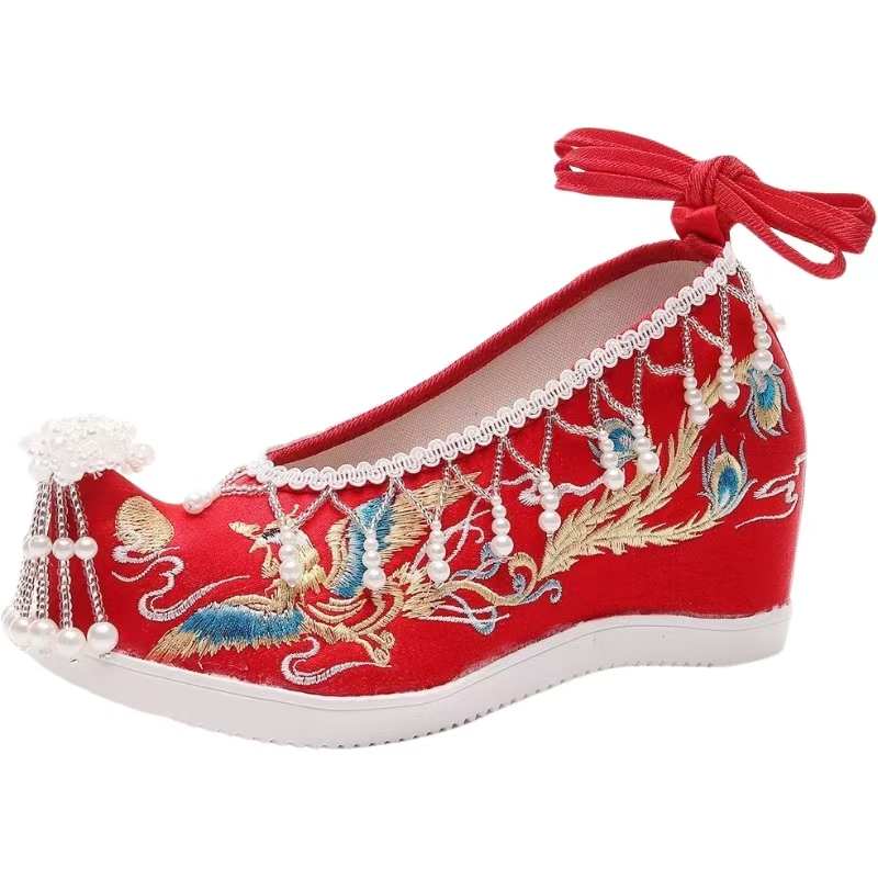 Women New Red Embroidered Wedd - Embroidery Wedding recension och pris