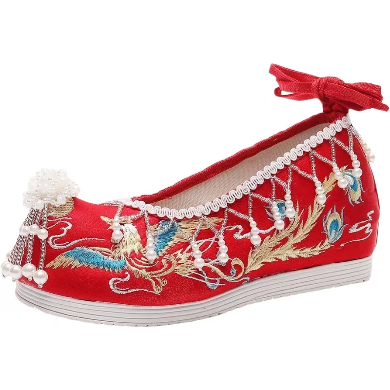 Women New Red Embroidered Wedd - Embroidery Wedding recension och pris