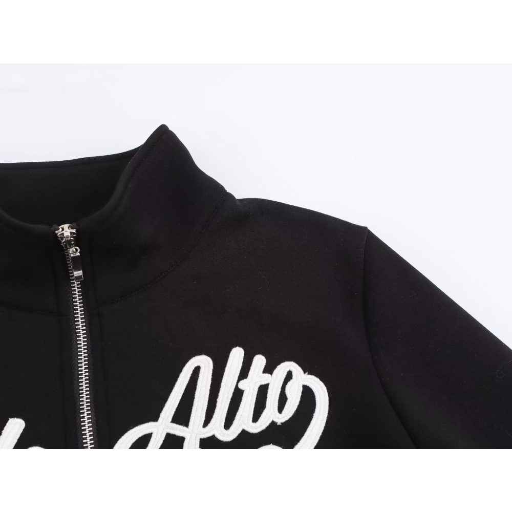 Casual Women's Black Varsity S - Embroidery Jacket recension och pris