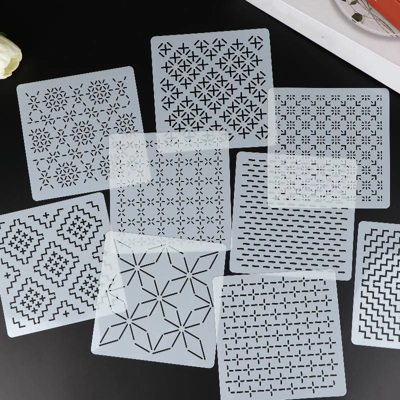 9pcs/32pcs Sashiko Embroidery  - Embroidery And Quilting recension och pris