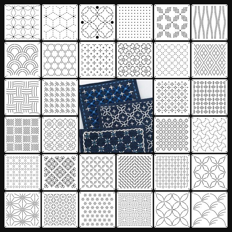 9pcs/32pcs Sashiko Embroidery  - Embroidery And Quilting recension och pris