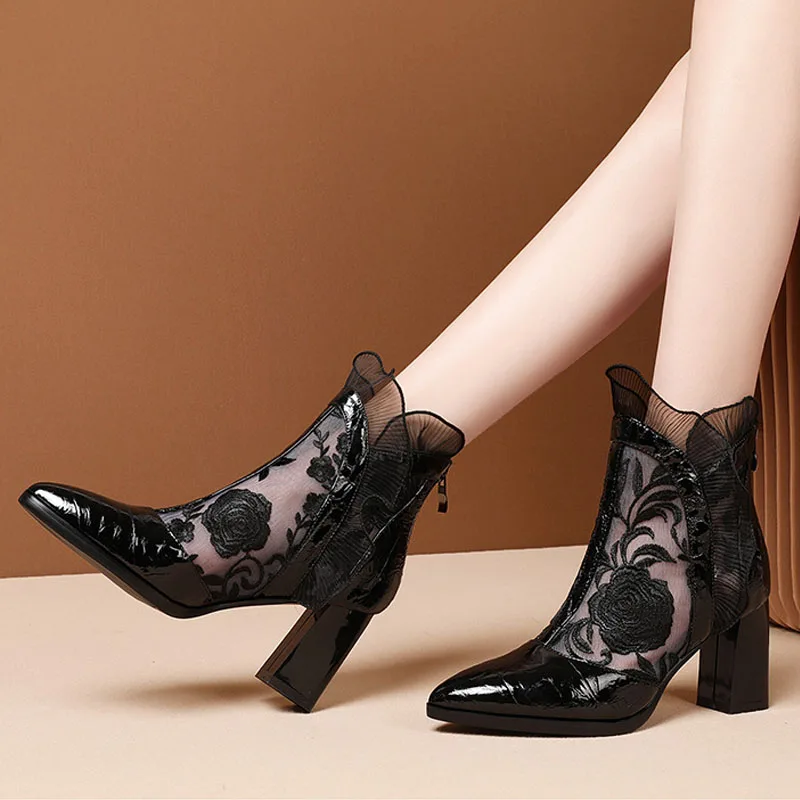 High Heels Women Sexy Embroide - Embroidery Abaya recension och pris