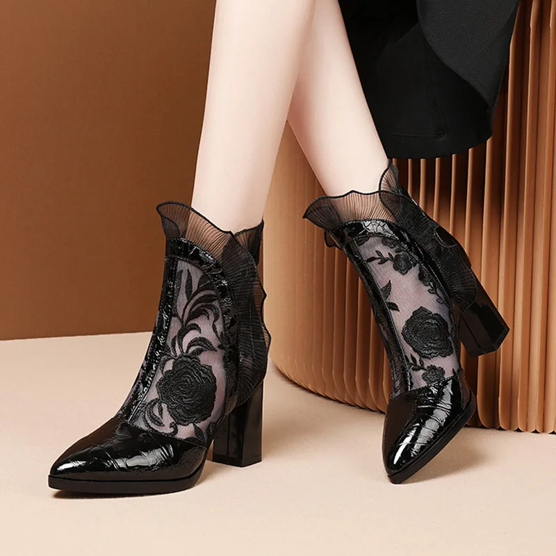 High Heels Women Sexy Embroide - Embroidery Abaya recension och pris