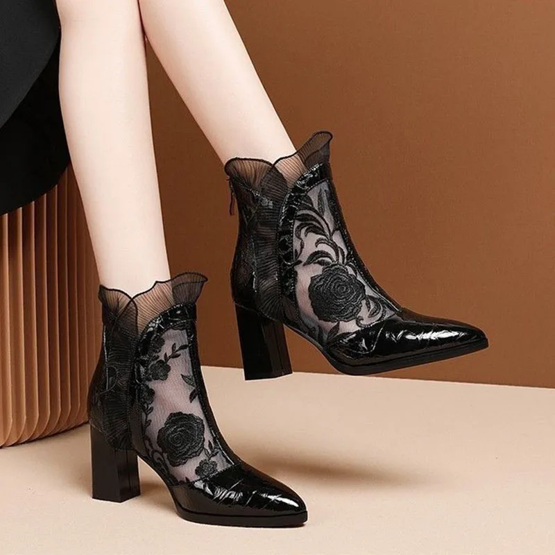 High Heels Women Sexy Embroide - Embroidery Abaya recension och pris