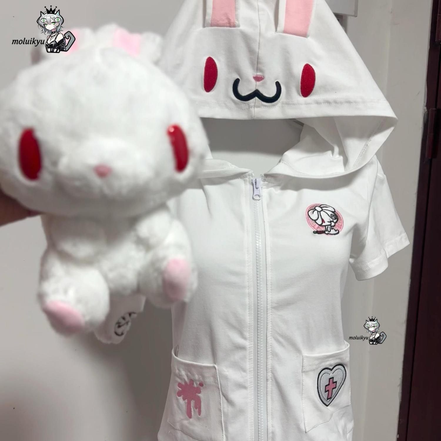 Kawaii Anime Hoodie Short Slee - Embroidery Zip Up Hoodie recension och pris