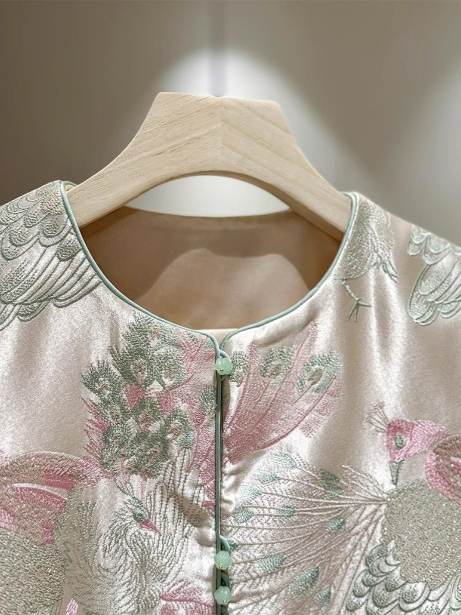 New Chinese Style Women's Vest - Embroidery Jacket recension och pris