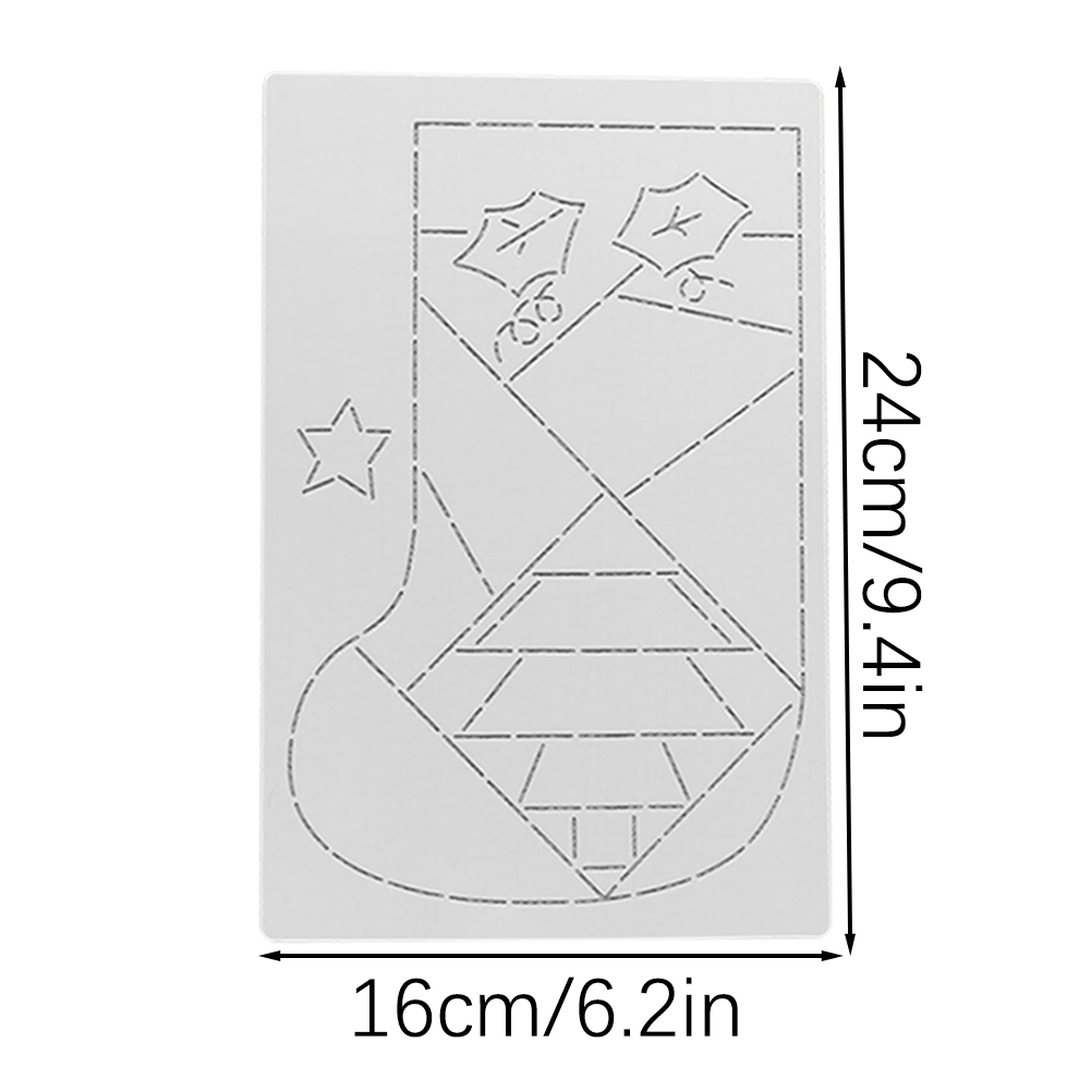 DIY Xmas Stocking Patchworks S - Embroidery Xmas Stocking recension och pris