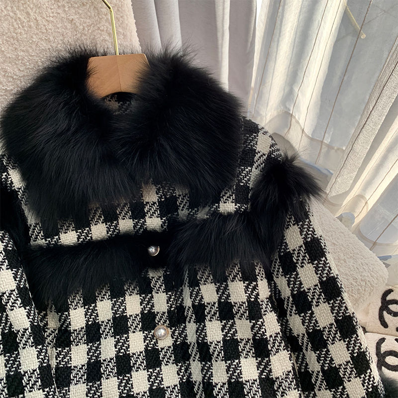 Chic Women Faux Fox Fur Splice - Embroidery And Quilting recension och pris