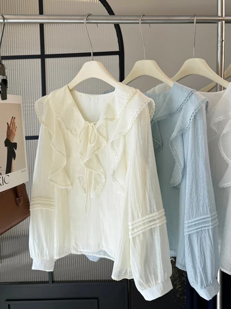 French V-Neck Chic Long Sleeve - Embroidery Designer recension och pris
