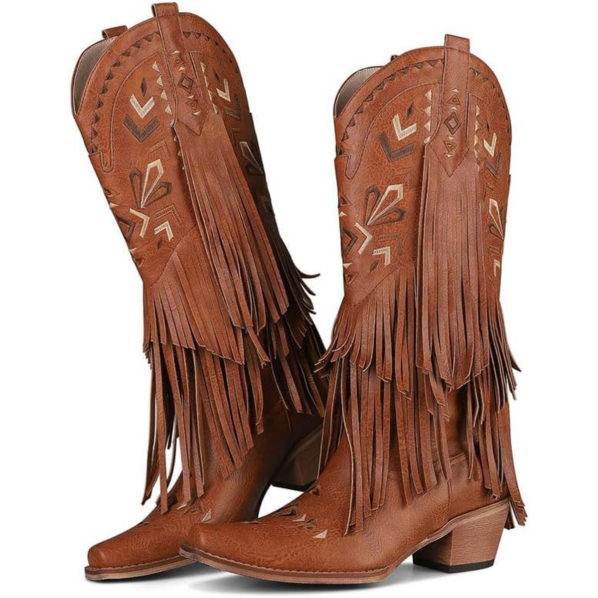 Women's Mid-calf Boots Retro W - Embroidery Design Free recension och pris